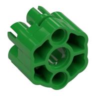 Деталь LEGO Launcher, Weapon Rapid Shooter Six Barrel, 2 Fingers, Ярко-зеленый