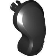 Деталь LEGO Animal Body Part, Gorilla, Arm Bend with Pin, Черный