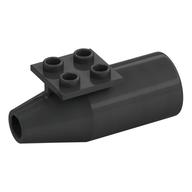 Деталь LEGO Engine Smooth Large [2 x 2 Thin Top Plate], Жемчужный титановый