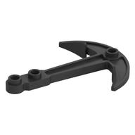 Деталь LEGO Boat Anchor - Two Top Holes, Жемчужный титановый