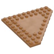 Деталь LEGO Пластина-клин 10 x 10, со срезанным углом, Средне-темный телесный
