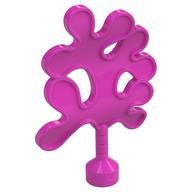 Деталь LEGO Duplo Plant / Tree / Seaweed, Темно-розовый