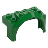Деталь LEGO Wheel Arch, Mudguard 4 x 2 x 2, Зеленый
