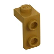 Деталь LEGO Кронштейн 1 x 1 - 1 x 2, Жемчужно-золотой