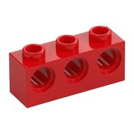 Деталь LEGO Кирпичик Technic 1 x 3, Красный
