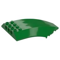 Деталь LEGO Лобовое стекло изогнутое 10 x 6 x 2, Зеленый
