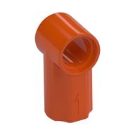 Деталь LEGO Technic Axle and Pin Connector Angled #1, Красно-оранжевый
