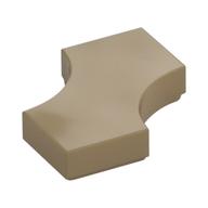 Деталь LEGO Tile Special 2 x 2 with 2 Quarter Round Cutouts, Темно-песочный