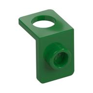 Деталь LEGO Neckwear Bracket [One Stud] - Reinforced, Зеленый