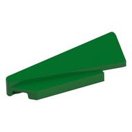 Деталь LEGO Wedge Sloped 1 x 5 x 1 1/3 Left, Зеленый