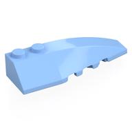 Деталь LEGO Панель правая 2 x 6, с изгибом, с углом, Ярко-светло-голубой