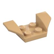 Деталь LEGO Mudguard 2 x 4 with Flared Wings, Теплый песочный