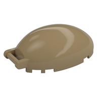 Деталь LEGO Windscreen 6 x 4 x 2 1/3 Bubble Canopy with Handle, Темно-песочный