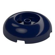 Деталь LEGO Brick Round 4 x 4 Dome Top with Round 2 x 2 Cutout, 4 Studs, Темно-синий