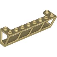 Деталь LEGO Window 2 x 8 x 2 Boat, Песочный