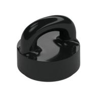 Деталь LEGO Tile Round 1 x 1 Special with Clip-Bar, Черный