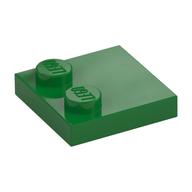 Деталь LEGO Пластина 2 x 2 только с 2 штырьками, Зеленый