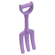 Деталь LEGO Duplo Utensil Pitchfork, Средне-лавандовый