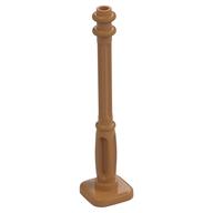 Деталь LEGO Lamp Post 2 x 2 x 7 with 4 Base Flutes, Средне-темный телесный