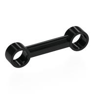 Деталь LEGO Technic Link 1 x 4 with Stoppers, Черный