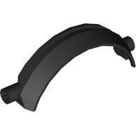 Деталь LEGO Technic Panel Car Mudguard Arched 9 x 2 x 4 Half Circle, Черный