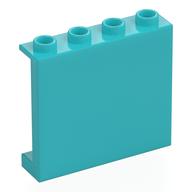 Деталь LEGO Панель 1 x 4 x 3, Средне-лазурный