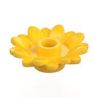 Деталь LEGO Plant, Sunflower 2 x 2 with 16 Petals, Желтый