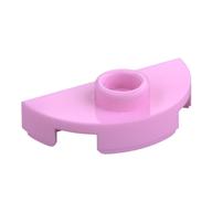 Деталь LEGO Пластина круглая полукруглая 1 x 2, со штырьком (джампер), Ярко-розовый