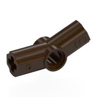 Деталь LEGO Technic Axle and Pin Connector Angled #3 - 157.5°, Темно-коричневый