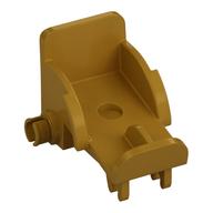 Деталь LEGO Equipment Medical Wheelchair with Pins for Wheels [Minidoll], Жемчужно-золотой
