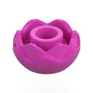 Деталь LEGO Plant, Flower, Peony Rose with 2 Layers, Темно-розовый