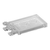 Деталь LEGO Tile Special 2 x 3 with 2 Clips without Tab between Clips, Прозрачный бесцветный