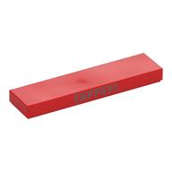 Деталь LEGO Tile 1 x 4 with White 'Ferrari' Side print, Красный