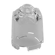 Деталь LEGO Brick Round 2 x 2 x 2 Dome Top with Crystal Top, Прозрачный бесцветный