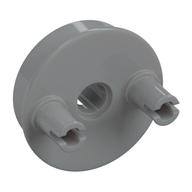 Деталь LEGO Rotation Joint Disc with 2 Pins, Светлый сине-серый