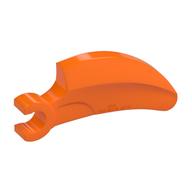 Деталь LEGO Barb Large (Claw, Talon) with Clip, Оранжевый