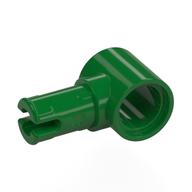 Деталь LEGO Technic Pin Connector Hub with 1 Pin with Friction Ridges Lengthwise [Square Holes], Зеленый