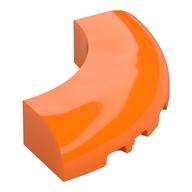 Деталь LEGO 1/4 ARCH BRICK 5X5 W/CUT OUT, Оранжевый