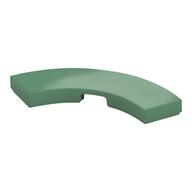 Деталь LEGO Tile 3 x 3 Curved, Macaroni, Песочно-зеленый