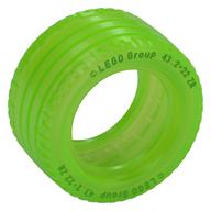 Деталь LEGO Tyre 43.2 x 22 ZR, Прозрачный ярко-зеленый