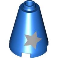 Cone 2 x 2 x 2 with Silver Stars print