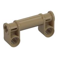 Деталь LEGO Technic Connector 1 x 2 x 4 with 2 Pin Holes, 2 Axle Holes, Темно-песочный
