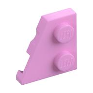 Деталь LEGO LEFT PLATE 2x2 27 DEG, Ярко-розовый