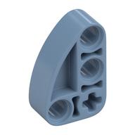 Деталь LEGO Technic Beam 2 x 3 L-Shape with Quarter Ellipse Thick, Песочно-синий