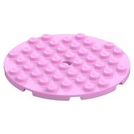 Деталь LEGO Пластина круглая 8 x 8, Ярко-розовый