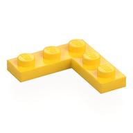 Деталь LEGO Пластина угловая 3 x 3, Желтый