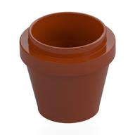 Деталь LEGO Flower Pot 2 x 2x 1 2/3, Темно-оранжевый