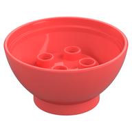 Деталь LEGO Duplo Egg, Bottom 4 x 4 x 1 3 / 4, Коралловый
