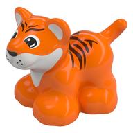Деталь LEGO Duplo Animal Tiger Cub, Оранжевый