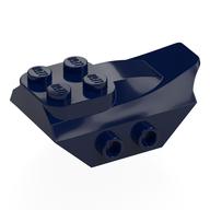 Деталь LEGO Brick Special 2 x 5 with Slope, Studs on Side, Темно-синий